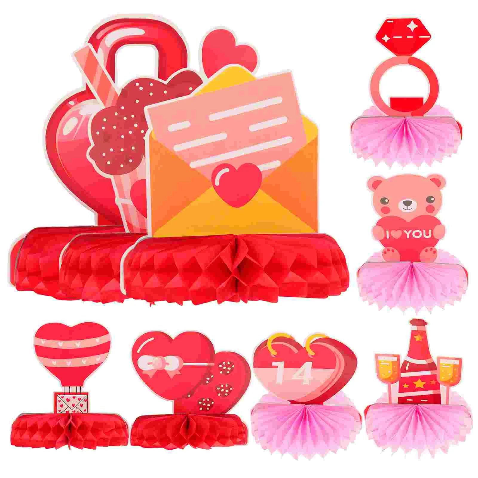 

Table Honeycomb Wedding Decor Valentine Party Decorations Centerpiece Day S Centerpieces Asthetically Bedroom Pleasing Signs