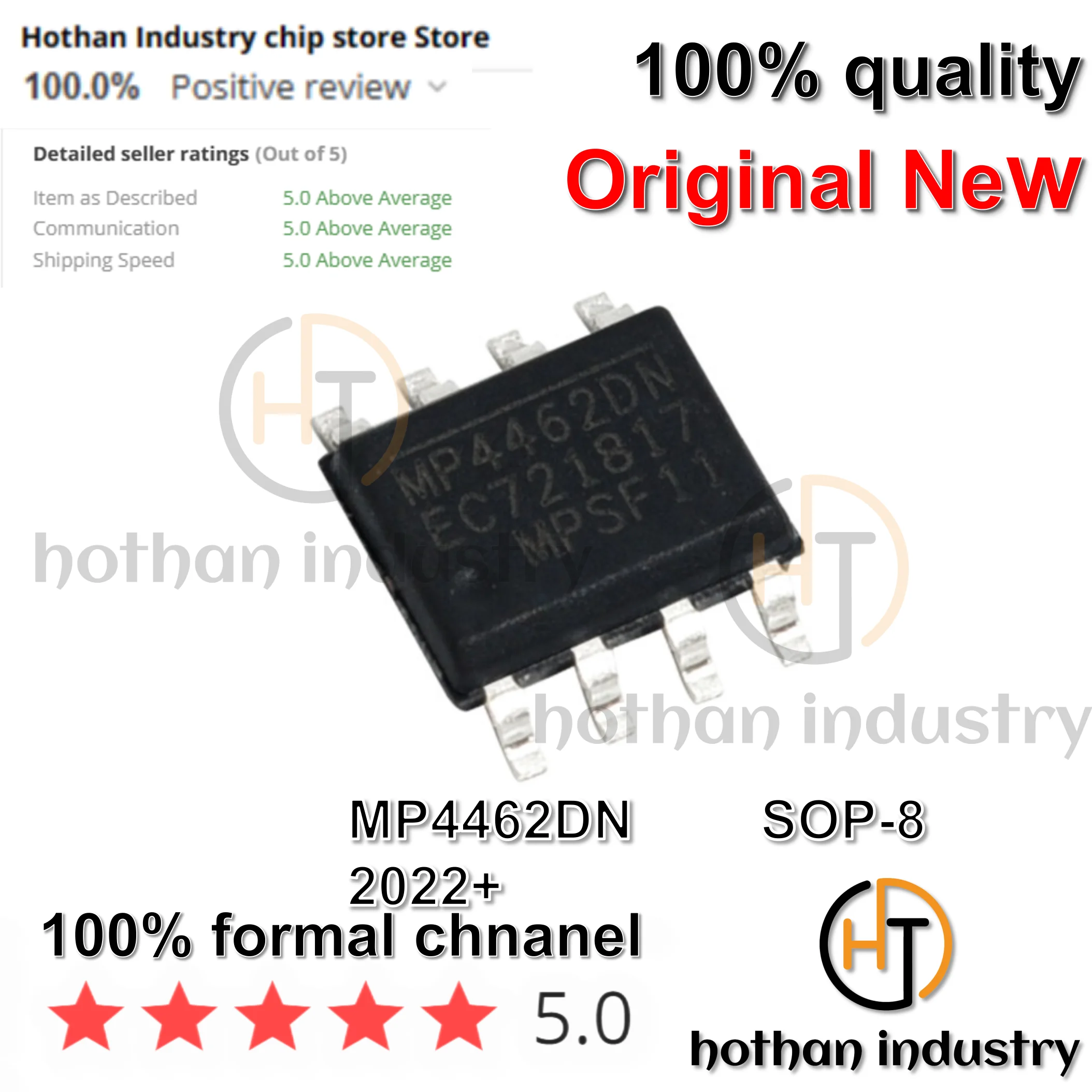

【5pcs】MP4462DN MP 4462DN High Quality New 100% Original Switching Voltage Regulators 3.5A, 4MHz, 36V Step-Down Converter