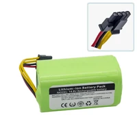 leelinci 18650 rechargeable li ion battery for pusanic sweeper 14 8v 2600mah for p2h8 kaka760780t790t vr1717 robot accessories