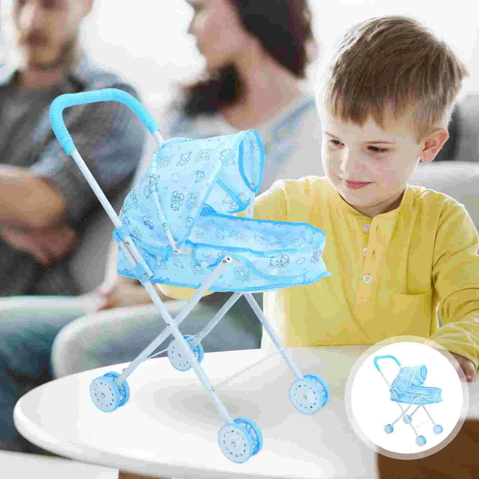 Детская коляска для маленьких девочек игрушка очаровательная легкая маленькая