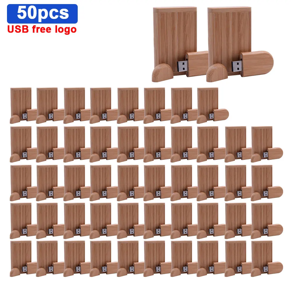 

Флеш-накопитель USB 2,0 деревянный, 64/32/16/4 ГБ, 50 шт./лот