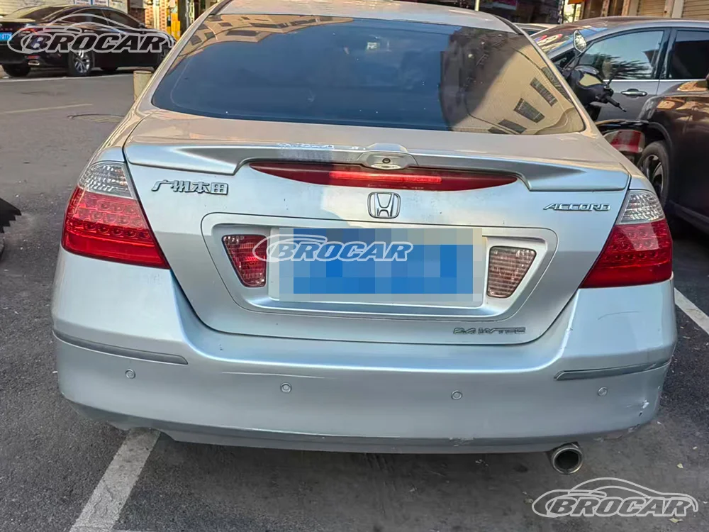 Фото Для Honda Accord GEN 7.5 2006-2007 годов, 4-дверный, заводской стиль, высококачественный глянцевый черный спойлер из АБС-пластика на крышку багажника №3