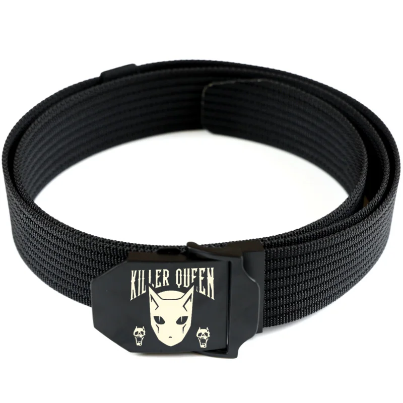 Ремень для косплея по мотивам аниме нейлоновый пояс мужчин и женщин с принтом