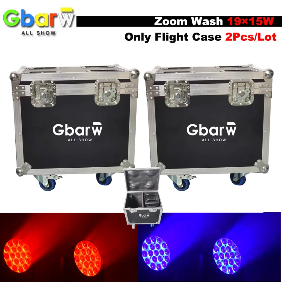 

No Tax Led Wash Zoom Flight Case19×15W Moving Head Light Roadcase Lyre Wash 19x15w Zoom Mac Aura Moving Head Wash Light Dmx512