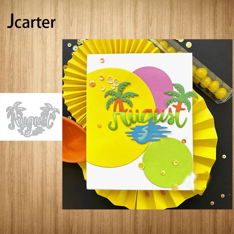 

Metal Cutting Dies Circle August Coconut Tree Craft Stencil Scrapbook Handmade Tool Make Album Model Punch Blade Decor Template