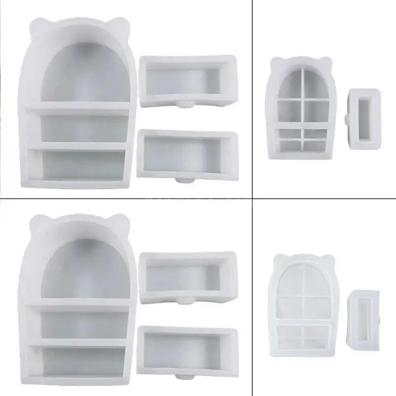 

Anniversary Cat Ears Drawer Storage Cabinet Mold Trinket Holder Silicone Mold