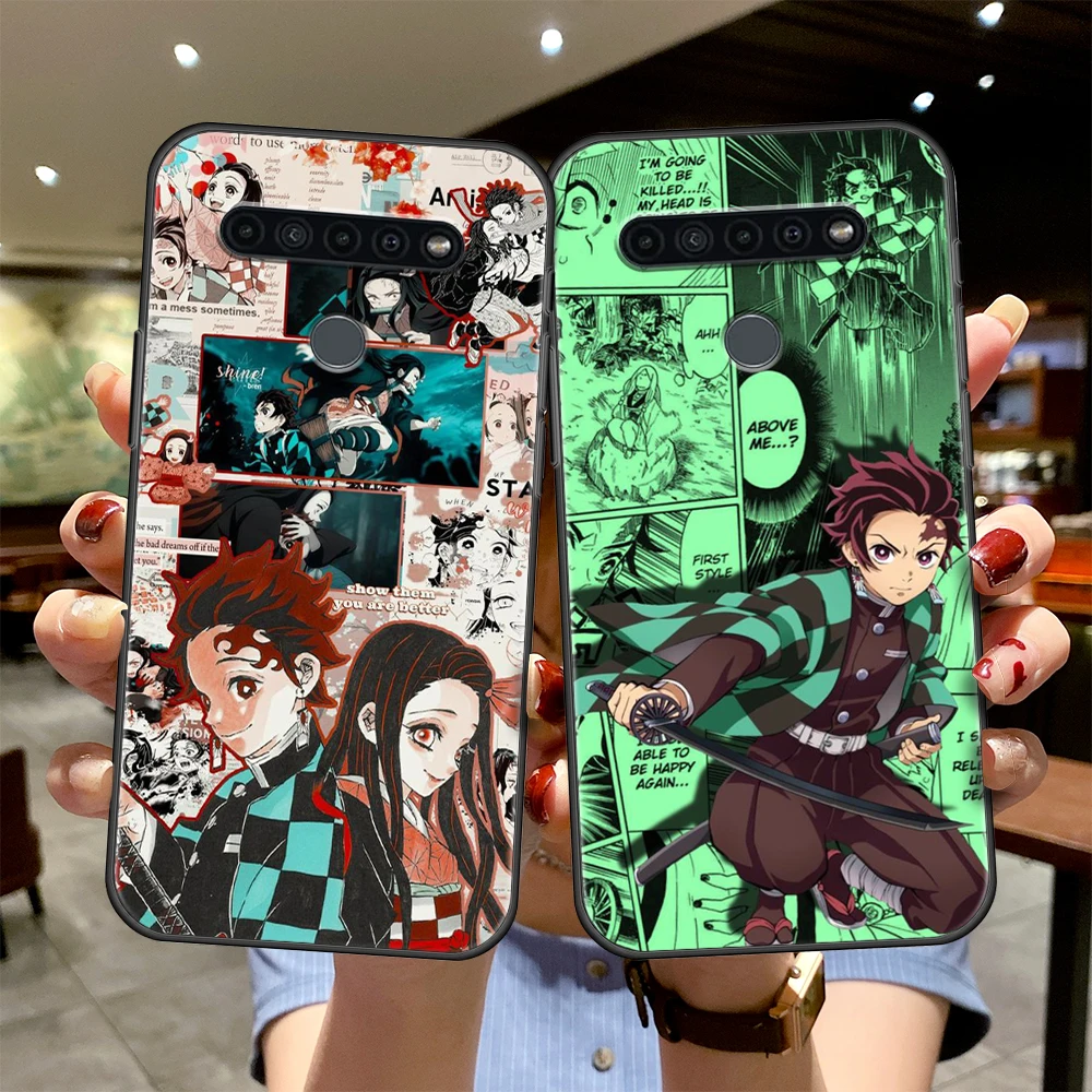 

Demon Slayer Paper Case Funda for LG K42 G7 K50 K41s Q61 K61 G8 ThinQ Q52 K71 K51s K50s K92 5G K62 K52 Soft Cell Luxury