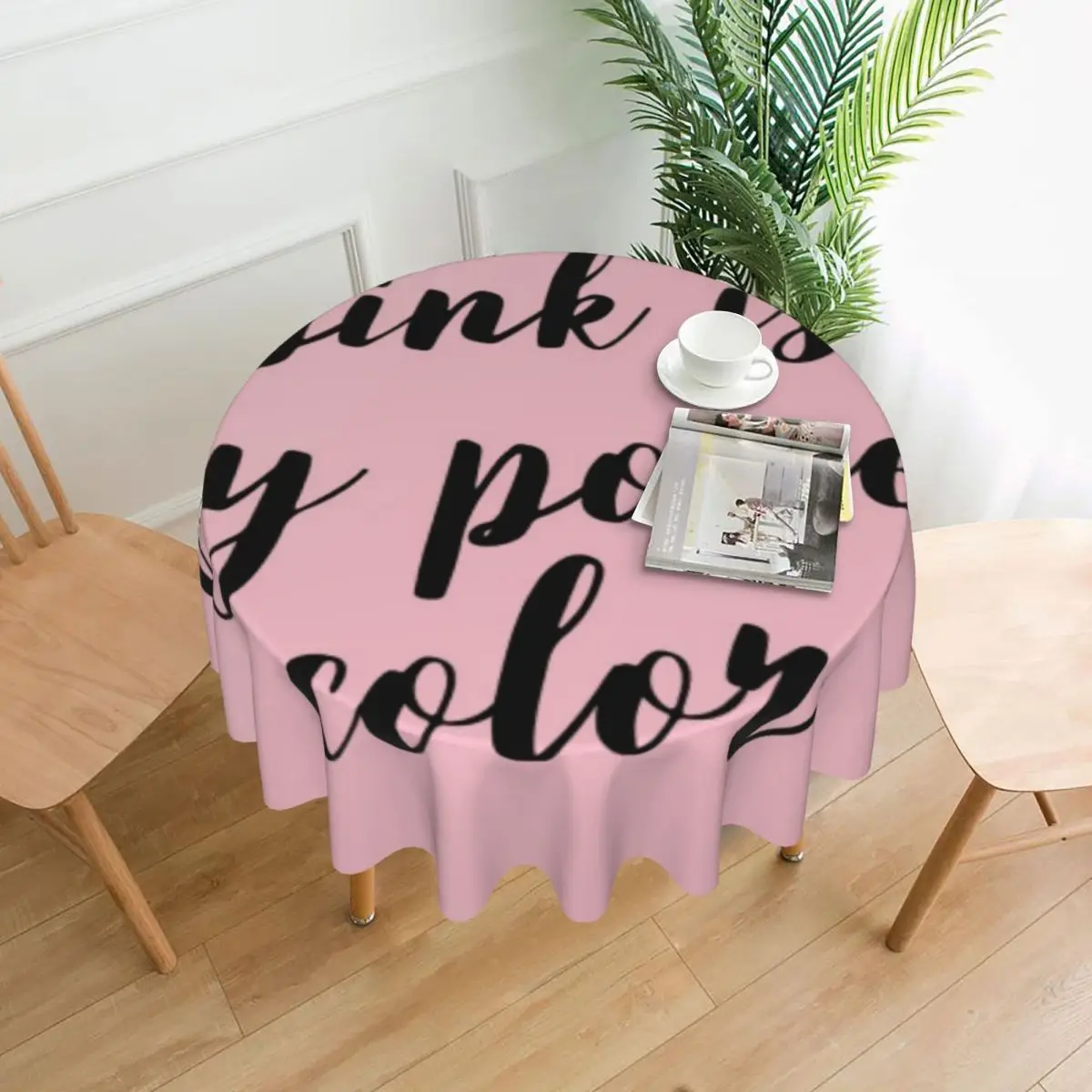 

Скатерть Розовая в эстетике My Power, 60 дюймов, 152 см