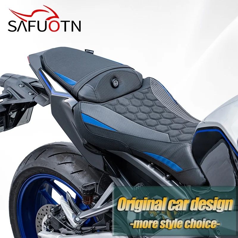 Фото Подушка-накладка на заднее пассажирское сиденье для YAMAHA MT-09 2024-2026 – Аксессуар для повышения комфорта и улучшения качества поездки №4