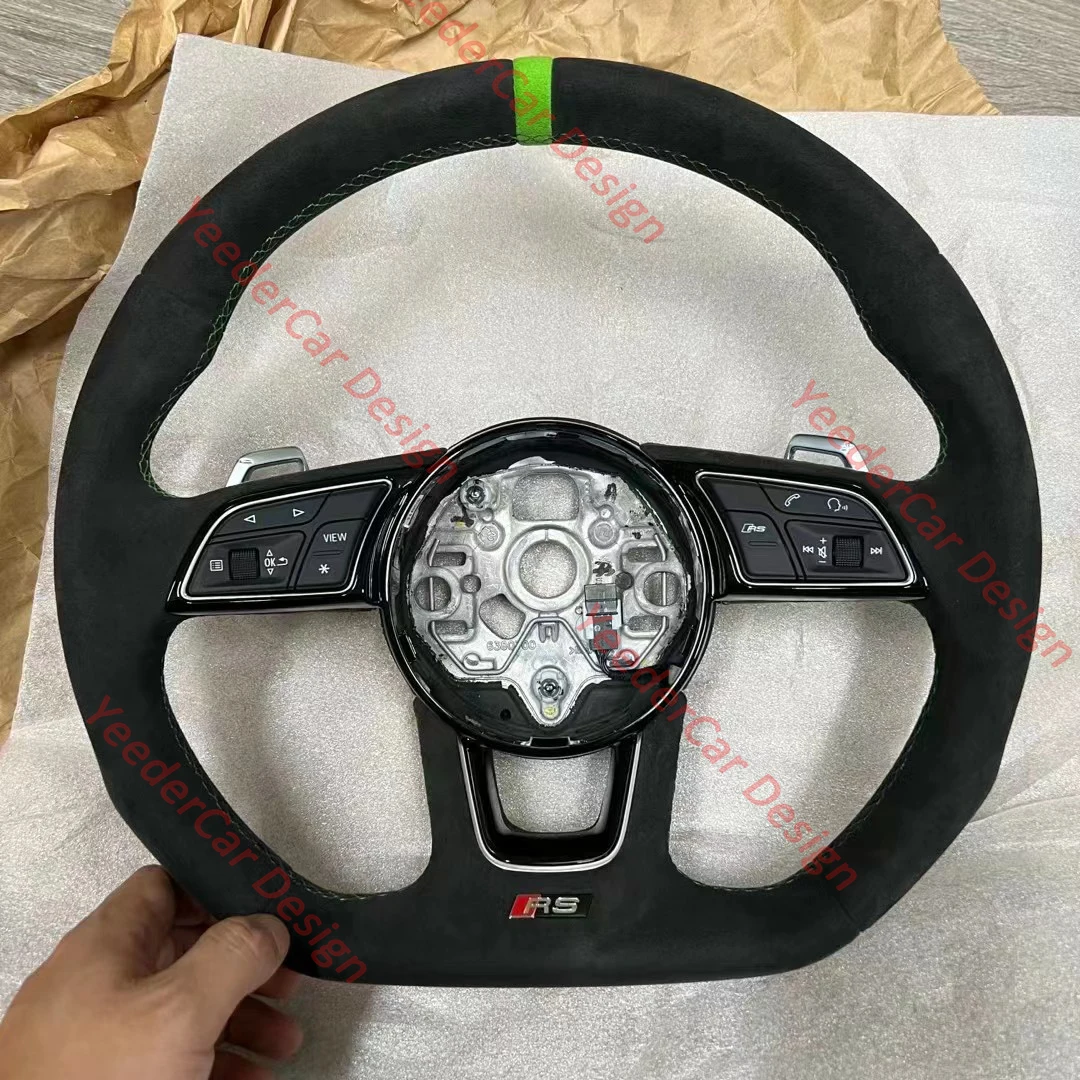 

Upgrade Fully Alcantara Steering Wheel for Audi RS3 RS4 RS5 A3 A4 A5 S3 S4 S5 RS6 RS7 2017-2021 B9