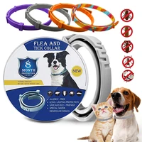 silicone 8 month protection pet supplies adjustable cats flea and tick collar dogs collar insect repellent