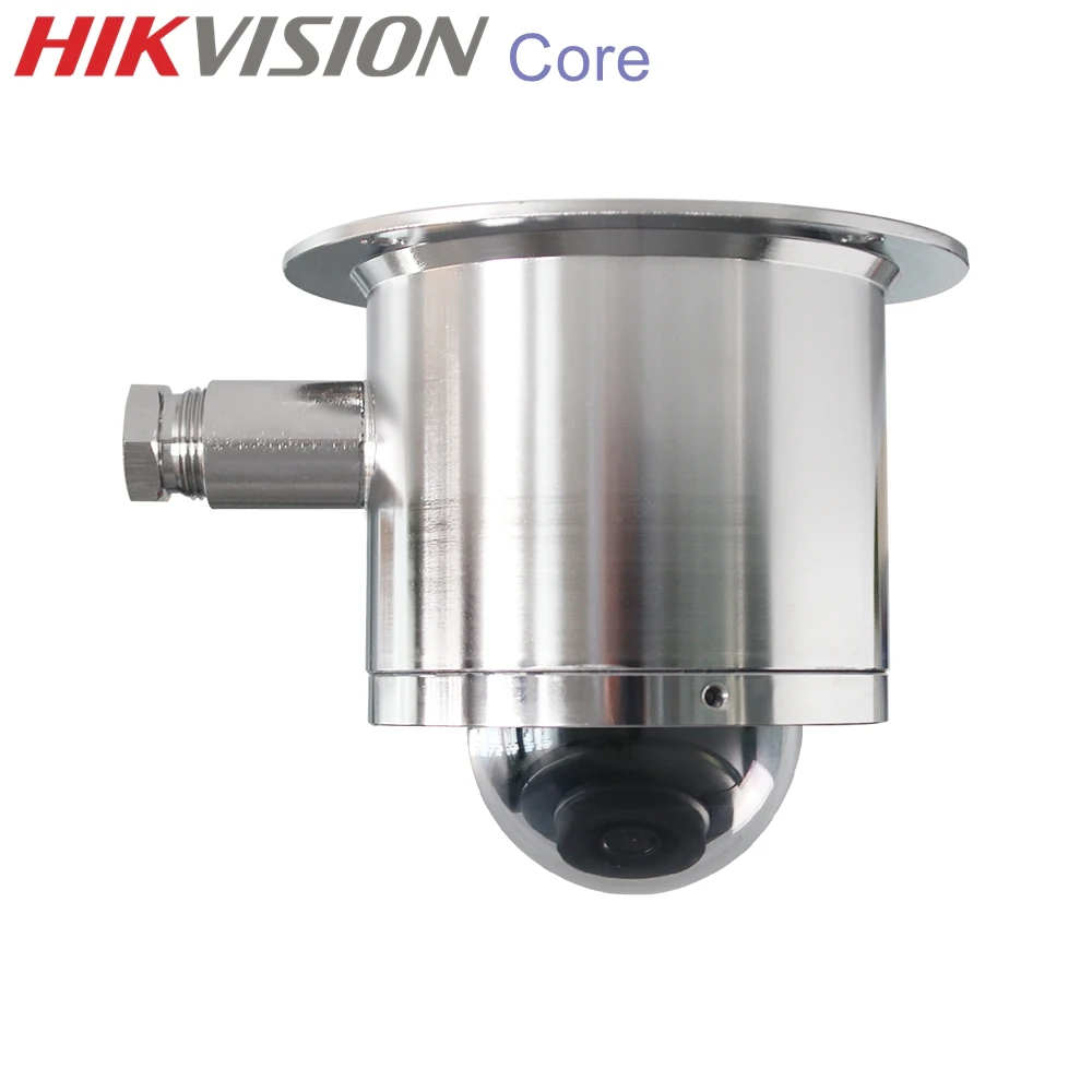 

HIK-VISION Core 2MP фиксированный объектив Взрывозащищенная ИК купольная IP-камера H.265 Водонепроницаемая IP68 IR 30M