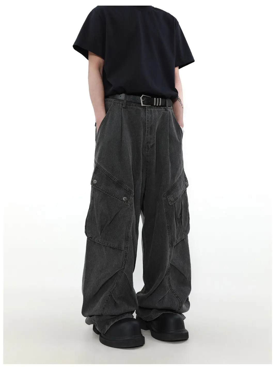 Джинсы широкие для мужчин и женщин свободного кроя