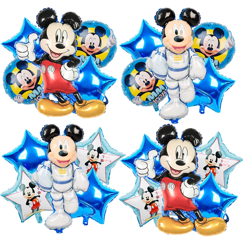 Disney Mickey Mouse Birthday Party Decoration Foil Balloon Baby Shower Supplies Gifts Toys For Kid |