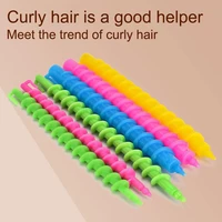 1packet of plastic longstyling barber salontool hairdressing hair perm rod wave formers hair roller hairroot volume clip