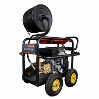 high pressure washer sewer cleaning 22hp gasoline engine sewer jetter 100 350bar21 70lpm