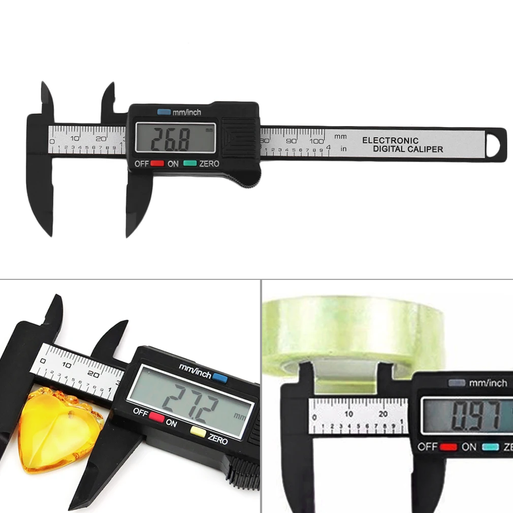 

Цифровой штангенциркуль Электронный штангенциркуль пластиковый толщиномер глубина пахометр микрометр измерительные инструменты линейка