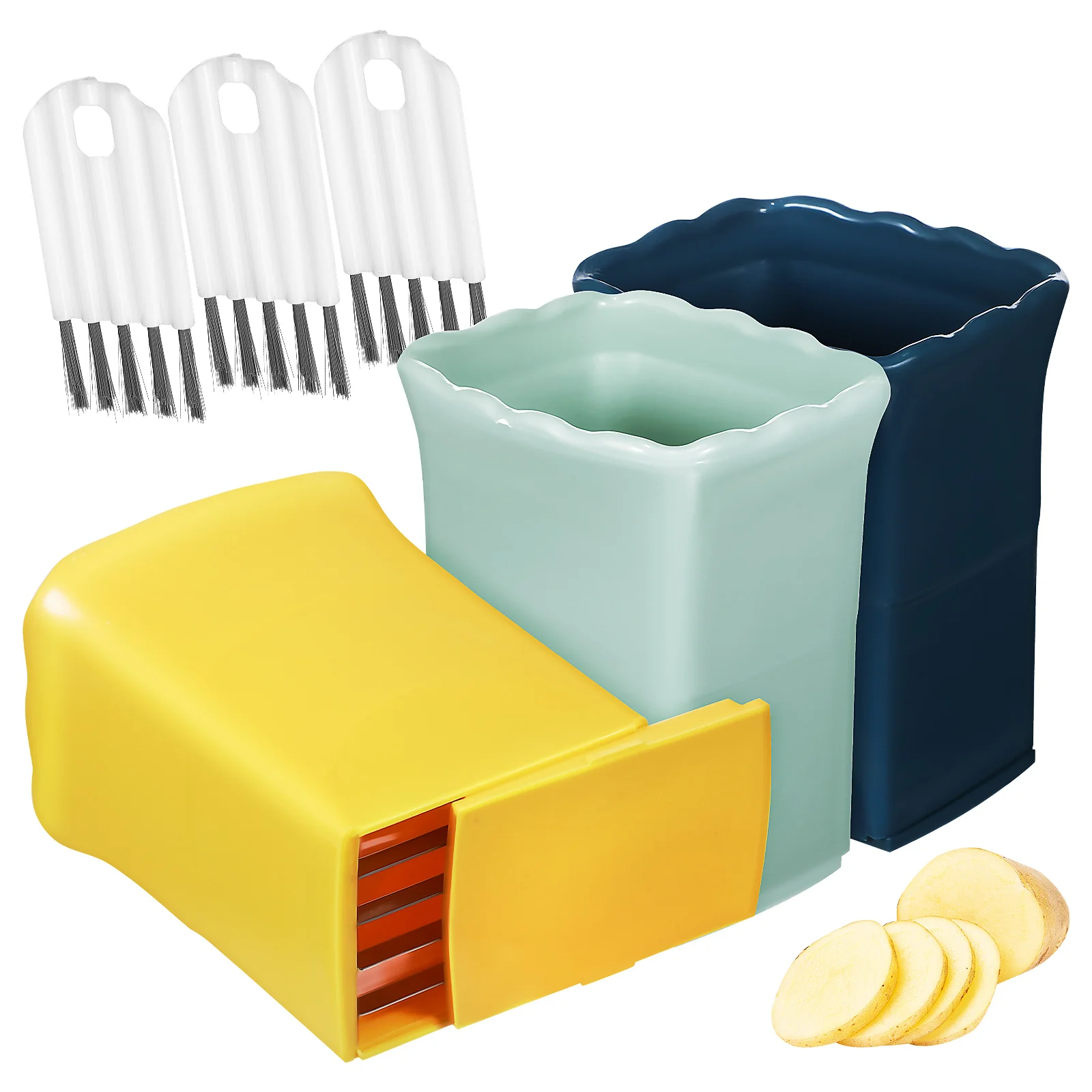 

3 Pcs Cup Slicers Strawberry Egg Strawberry Slicer Banana Slicer