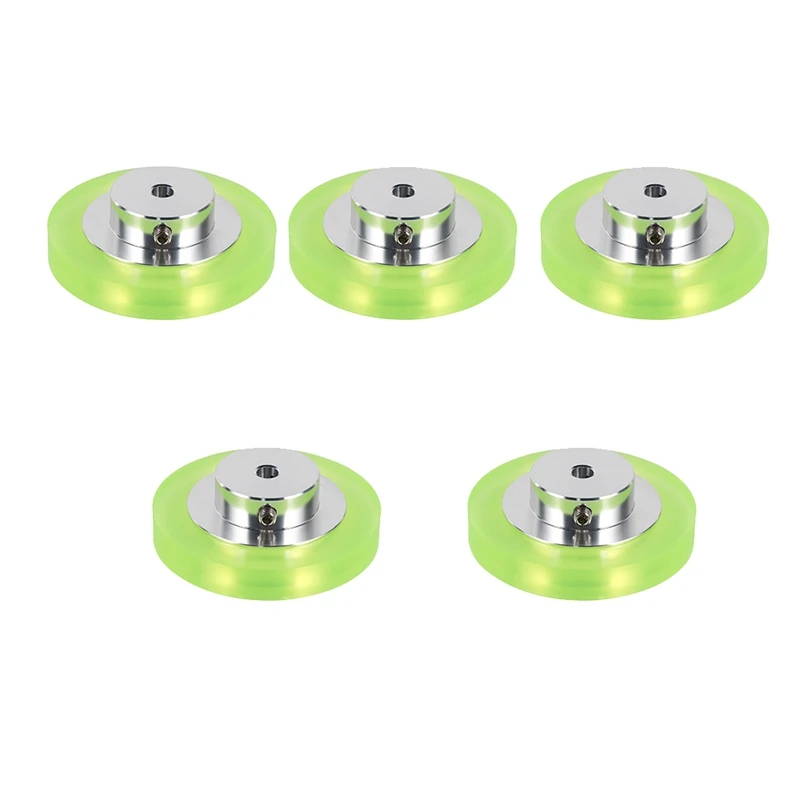 

5X 200Mm Aluminum Polyurethane Industrial Encoder Wheel Measuring Wheel For Measuring Rotary Encoder