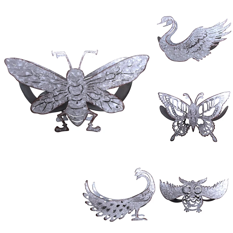 

Iron Toilet Paper Holder Free Standing Wall Mount Storage Stand Roll Holders Animal Shaped Roll Paper Stand