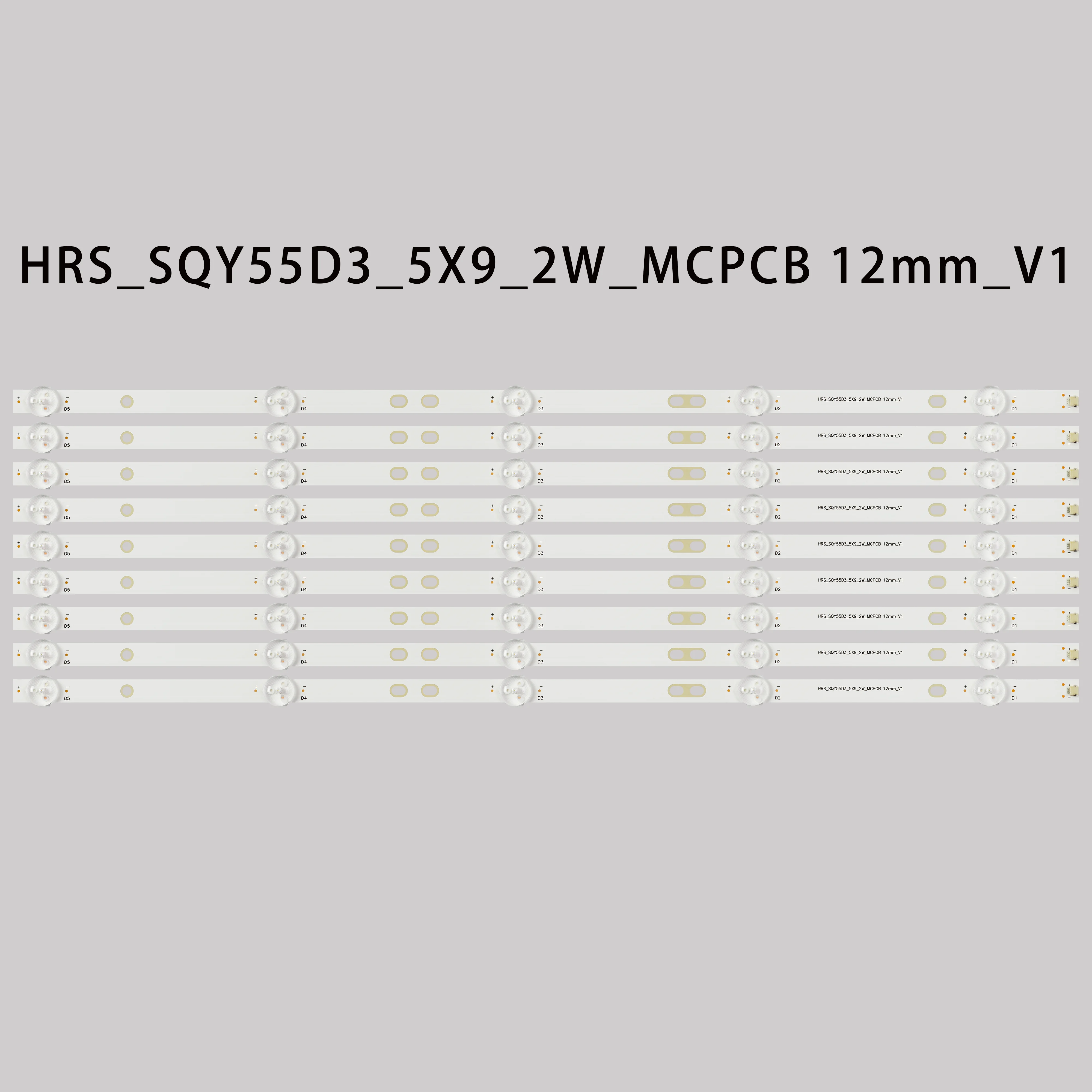 

LED For HRS_SQY55D3_5X9_2W_MCPCB TD SYSTEMS K55DLY8US KROMS KS5500SM4K PROSCAN PLED5544U RCA RNSMU5545 HV550QUB-F5A AE0110490