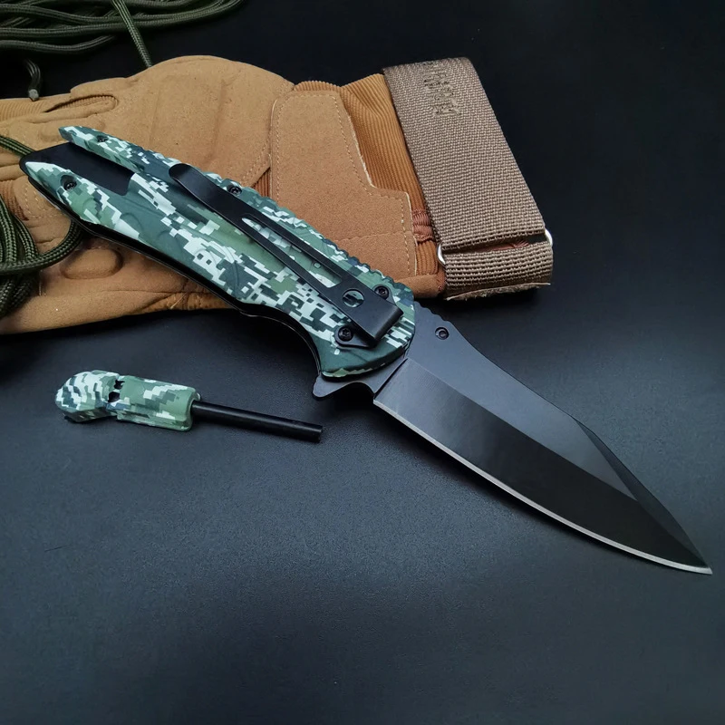 

59HRC High Hardness Folding Knife Tactical Outdoor Survival EDC Hunting Folding Knifes Fruit Cutter