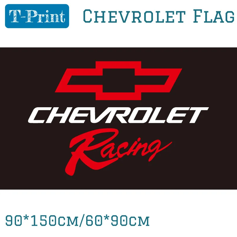 

Chevy Chevrolet Racing Flag 3x5ft Custom Banner 90x150cm 60x90cm Sport Flag