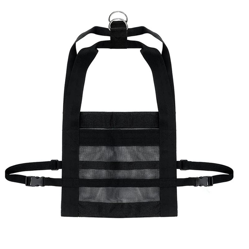 

1 шт., чёрный нейлоновый взвешивающий мешок, устройство для взвешивания животных