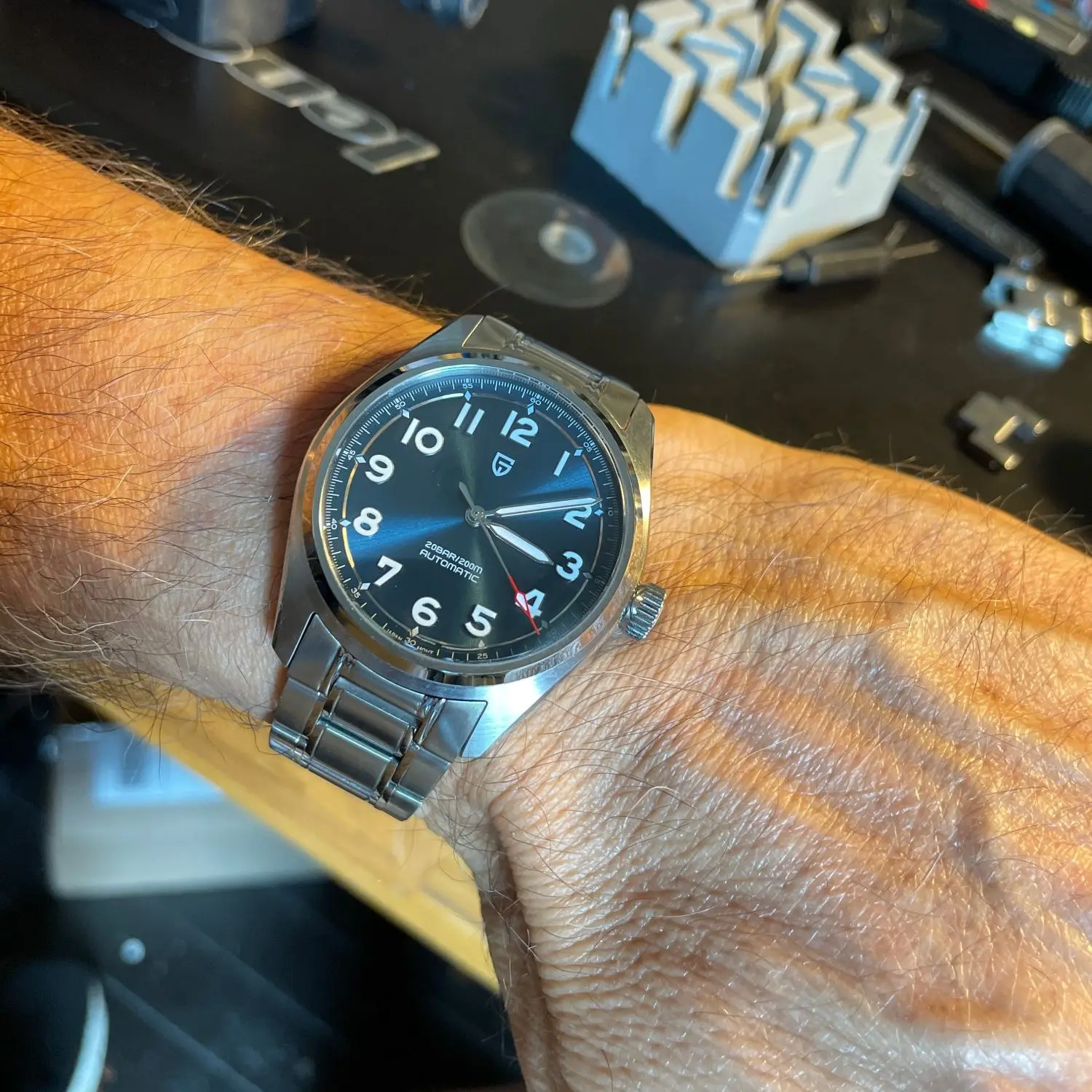 

PAGANI Design 38MM Top Brand Men Pilot Automatic Mechanical Watches Nh35A 200m Sapphire Waterproof Relogio Masculino 2023 New