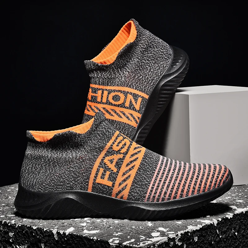 Mesh Walking Shoes Men Breathable Outdoor Sports Running Shoes Lightweight Mesh Sneakers Comfortable Athletic Training Footwear