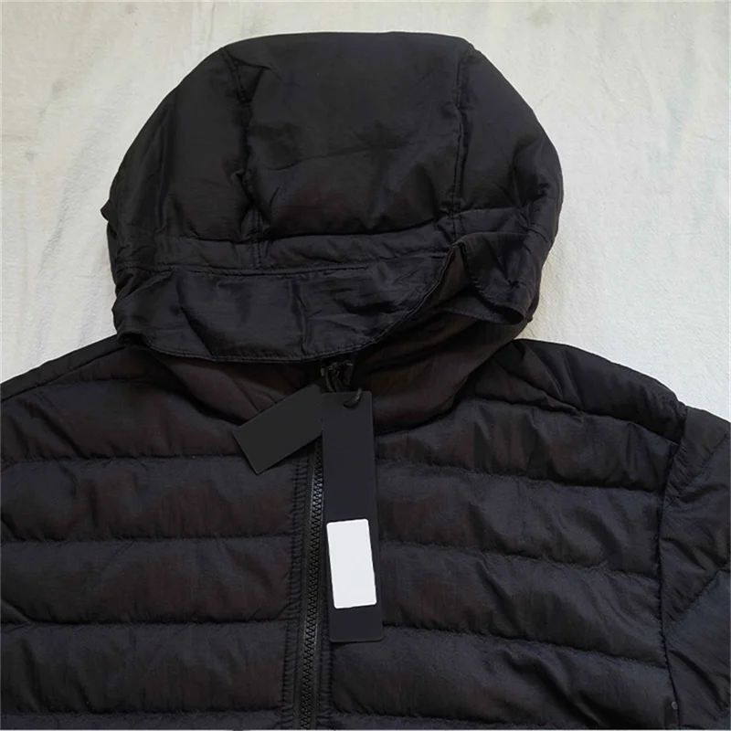 Men's Lightweight Packable Down Jacket Water and Wind-Resistant Breathable Coat Men Hoodies Outwear PJ029