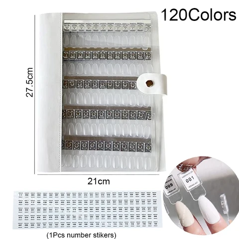 Магнитная книга образцов дизайна ногтей