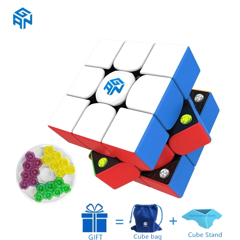 

Gan 356 m Magnetic Speed cube Stickerless 356m 3x3 speedcube 3x3x3 Professional Magic Cube Gan magnetic cube Toys for Children