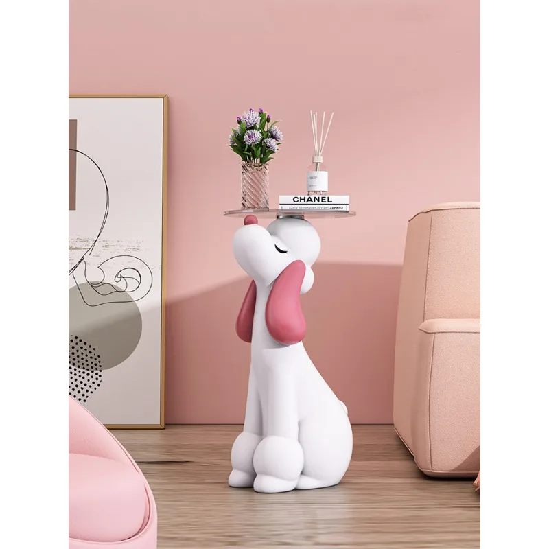 

Home Decor Dog Statue Large Floor Decoration Poodle Sculpture Room Decor Living Room Sofa Corner Table Interior Figurines Nordic