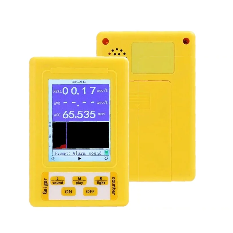 

BR-9C 2-in-1 Handheld Digital Display Electromagnetic Radiation Nuclear Detector EMF Geiger Counter Full-functional Type Tester