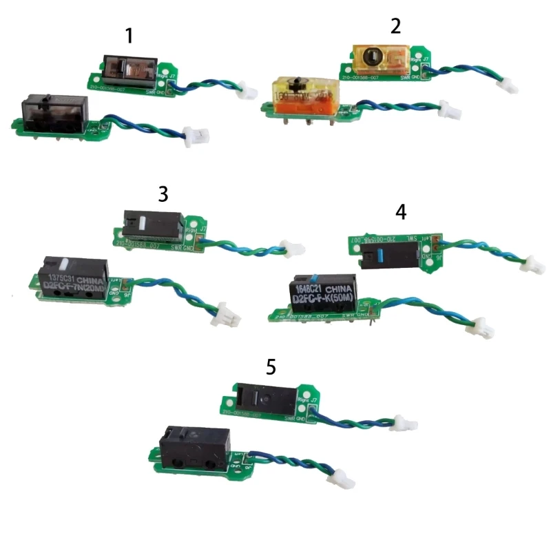 Mouse Micro Switch  8.0/TTC80M/Cherry/ 50M/20M Mouse Button Circle Board for G900 G903 Microswitch Board with CableMou