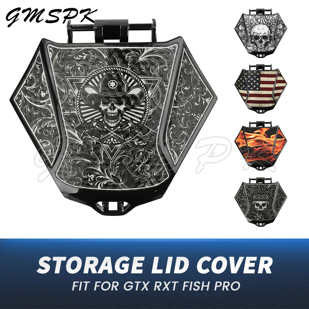 Фото Подходит для 264000132 Seadoo WAKE FISH PRO GTX RXT 155 170 230 300, ящик для хранения перчаток, дверной перчаточный ящик, крышка крышки, запасные части №1