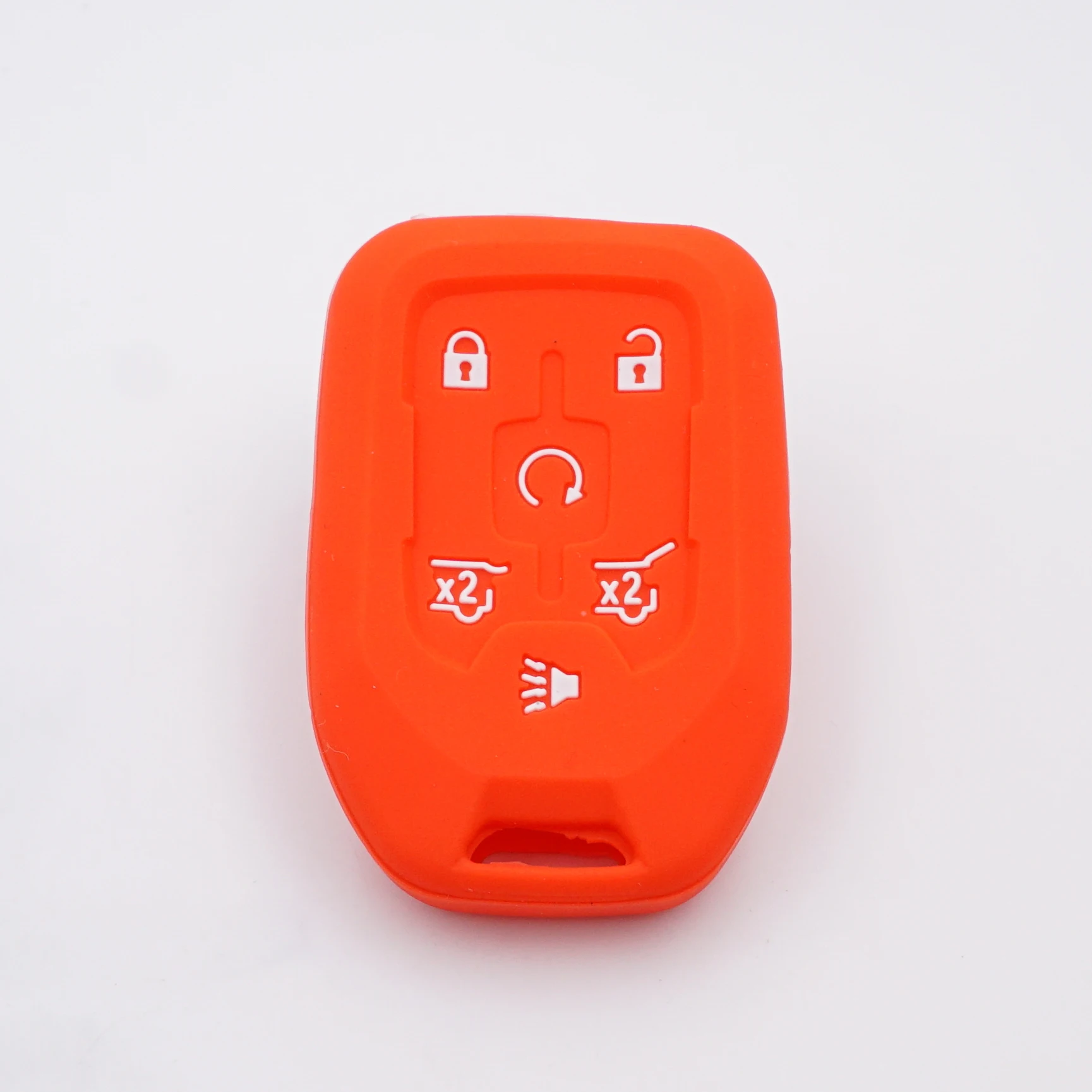 

Cocolockey силиконовый чехол для ключа автомобиля для GMC 2015 2016 YUKON для CHEVROLET SUBURBAN TAHOE 6 кнопок умный держатель ключа без логотипа