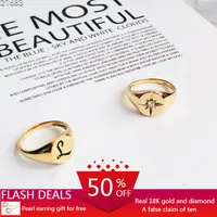 A Finely Crafted 18k Yellow Gold Hexagram Diamond Ring for Men and Women Plain Custom Tail Ring Can Be Engraved Couple Rings