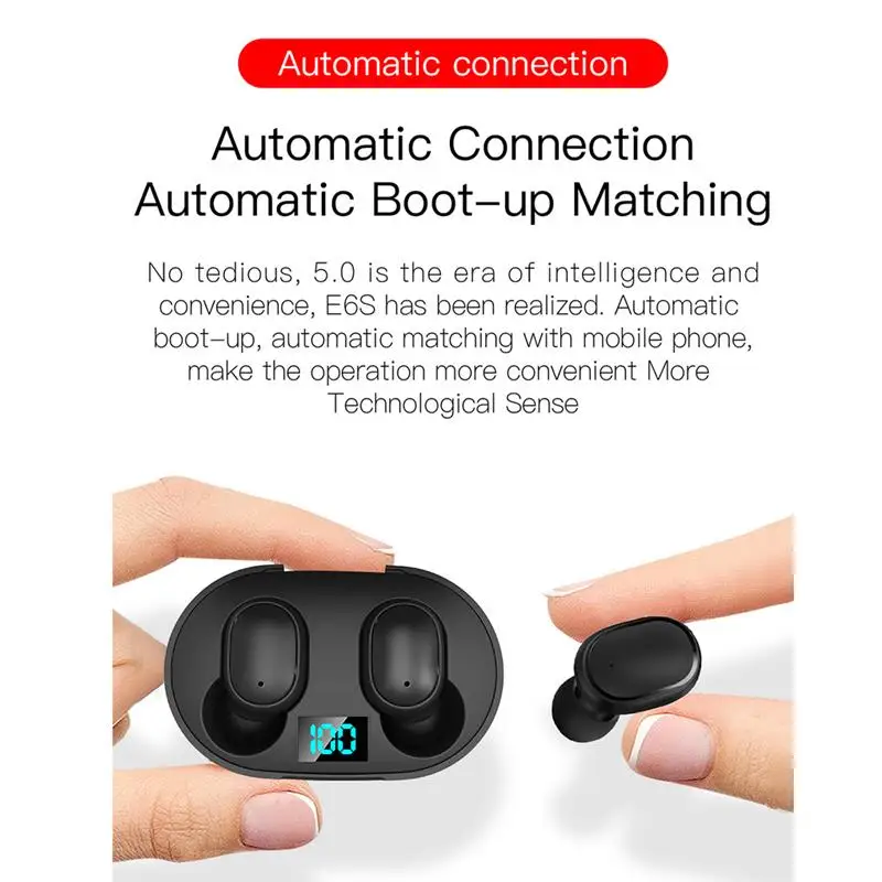 Наушники Bluetooth V5.0 светодиодсветодиодный стерео спортивные наушники