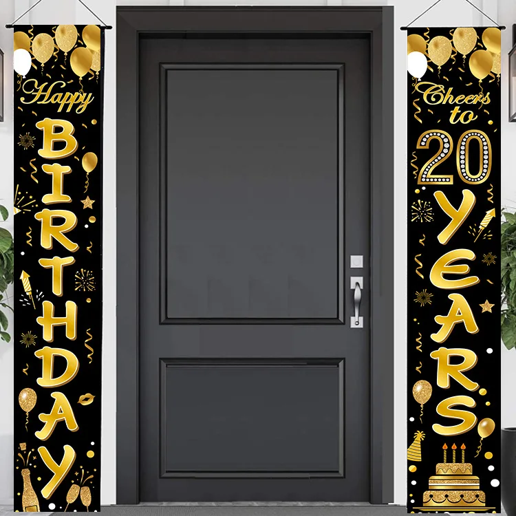 Подвесные флаги на первый день рождения праздничные украшения дверные занавески