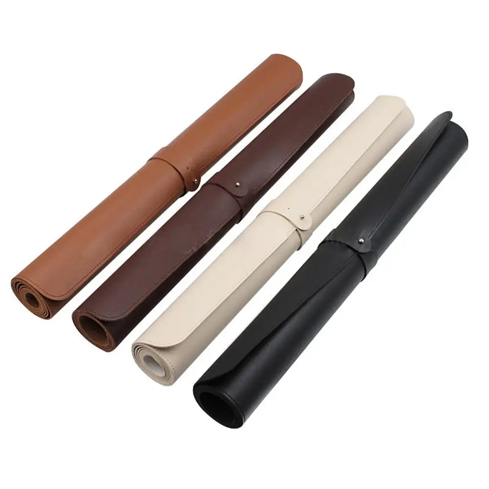 

Outdoor Camping Table Mats Waterproof Oil-proof Washable Pu Leather Foldable Roll Desk Pad For Bbq Picnic