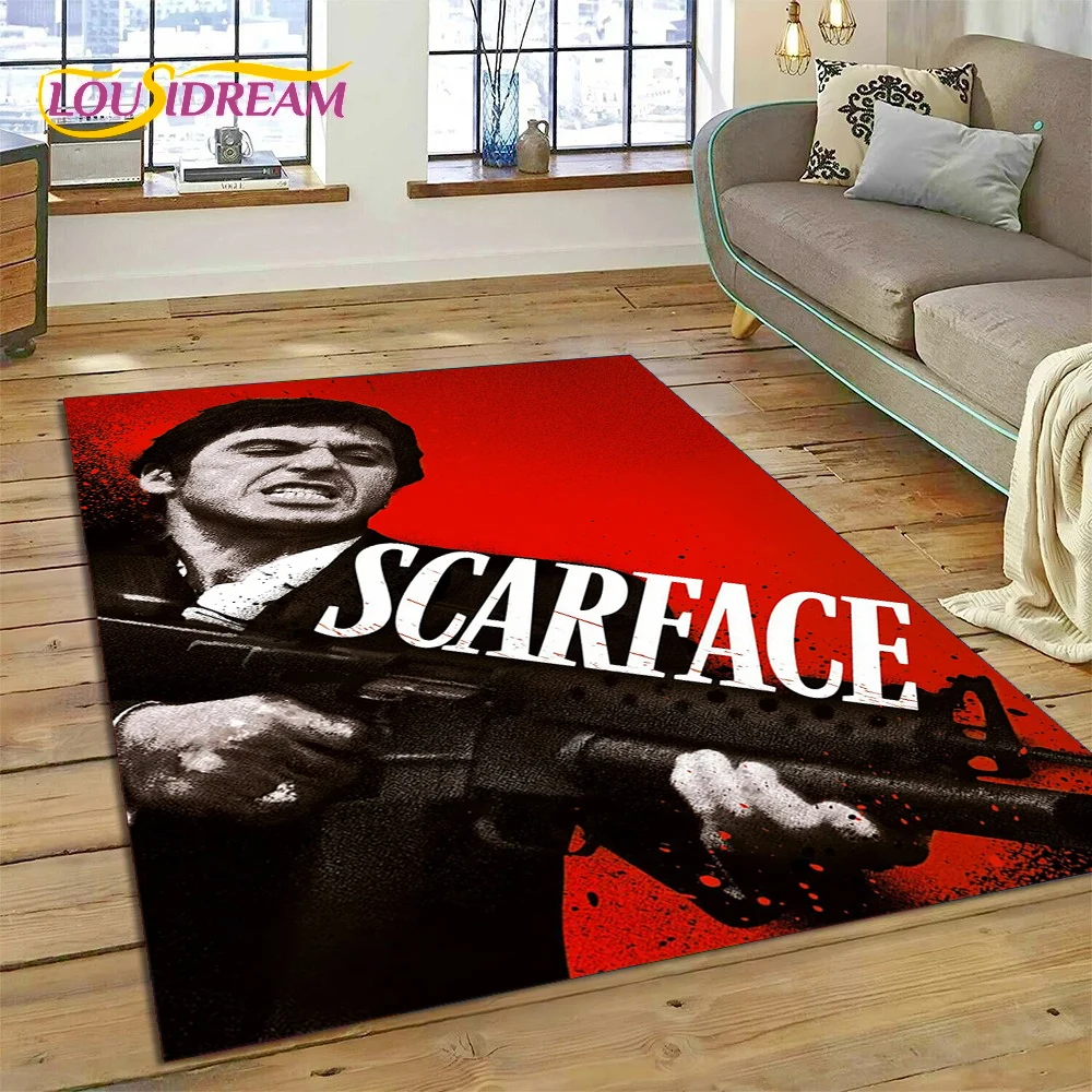 Ковер Scarface Tony с 3D принтом из фильма ковер для спальни гостиной украшение