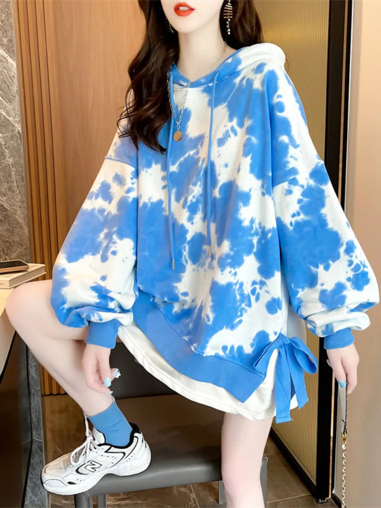 

Женская демисезонная толстовка с рукавами-фонариками, в Корейском стиле