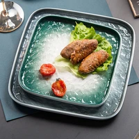 nordic ins ceramic plate creative home jiaozi dish dish restaurant western dish dessert dish individualized hotel tableware