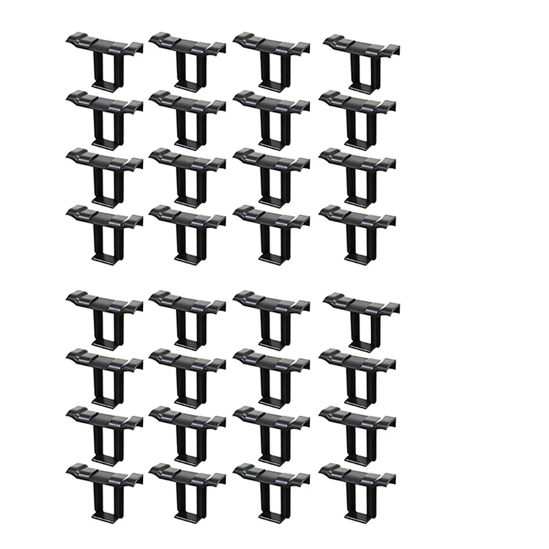 

32Pc 35Mm Solar Panel Water Drainage Clips,PV Modules Clips For Water Drain Photovoltaic Panel Water Drain Clips