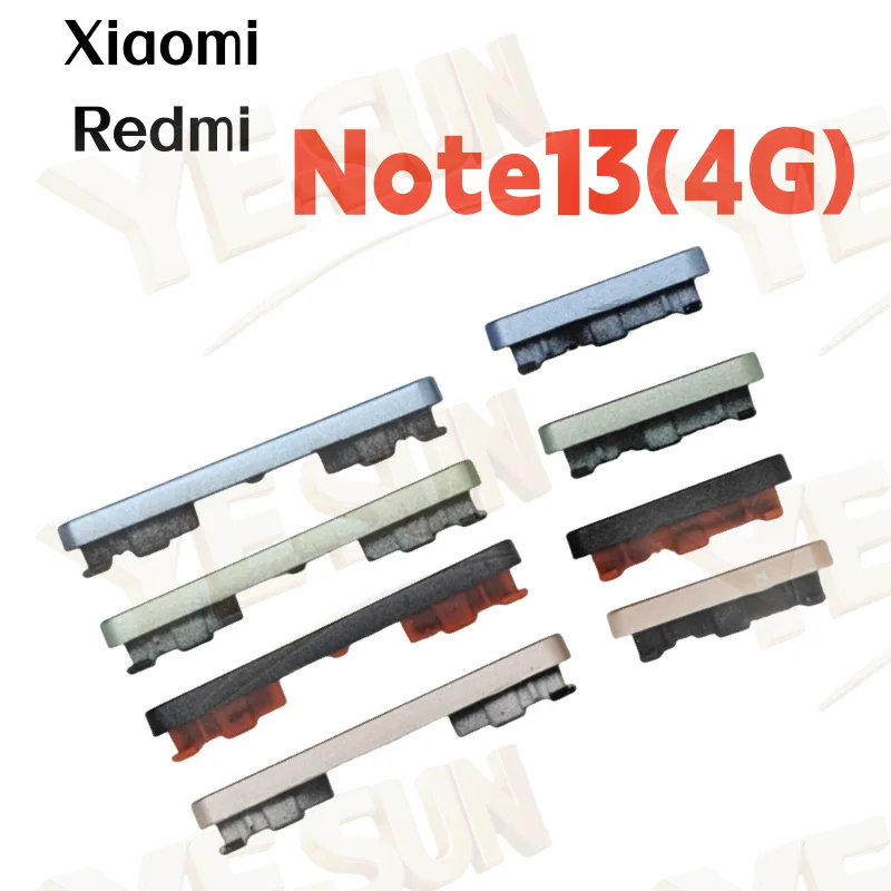 Для Xiaomi Redmi Note 13 (4G) боковые кнопки громкости, кнопки громкости вверх и вниз, кнопки включения и выключения (art.: 3920cfbdde43f) - 3920cfbdde43f