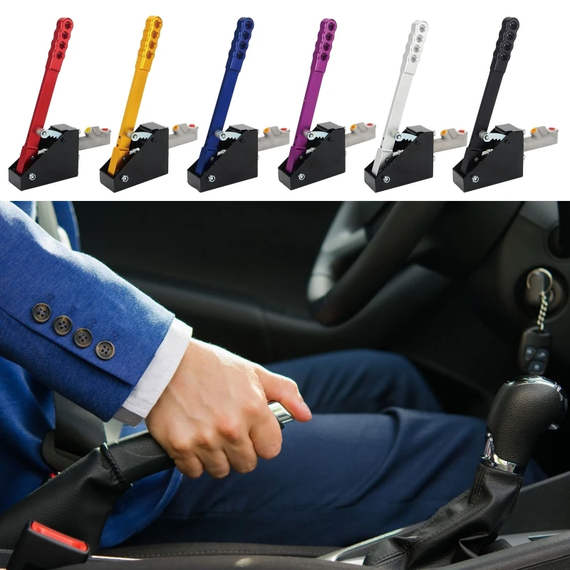 

Hydraulic Handbrake Drift E-Brake Handle Parking Emergency Brake Lever Universal for Racing Cars Multi Color