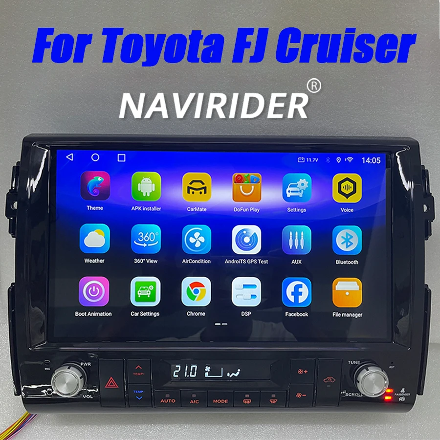 12,8-дюймовый Android-экран для Toyota FJ Cruiser J15 2006-2020 GPS ...