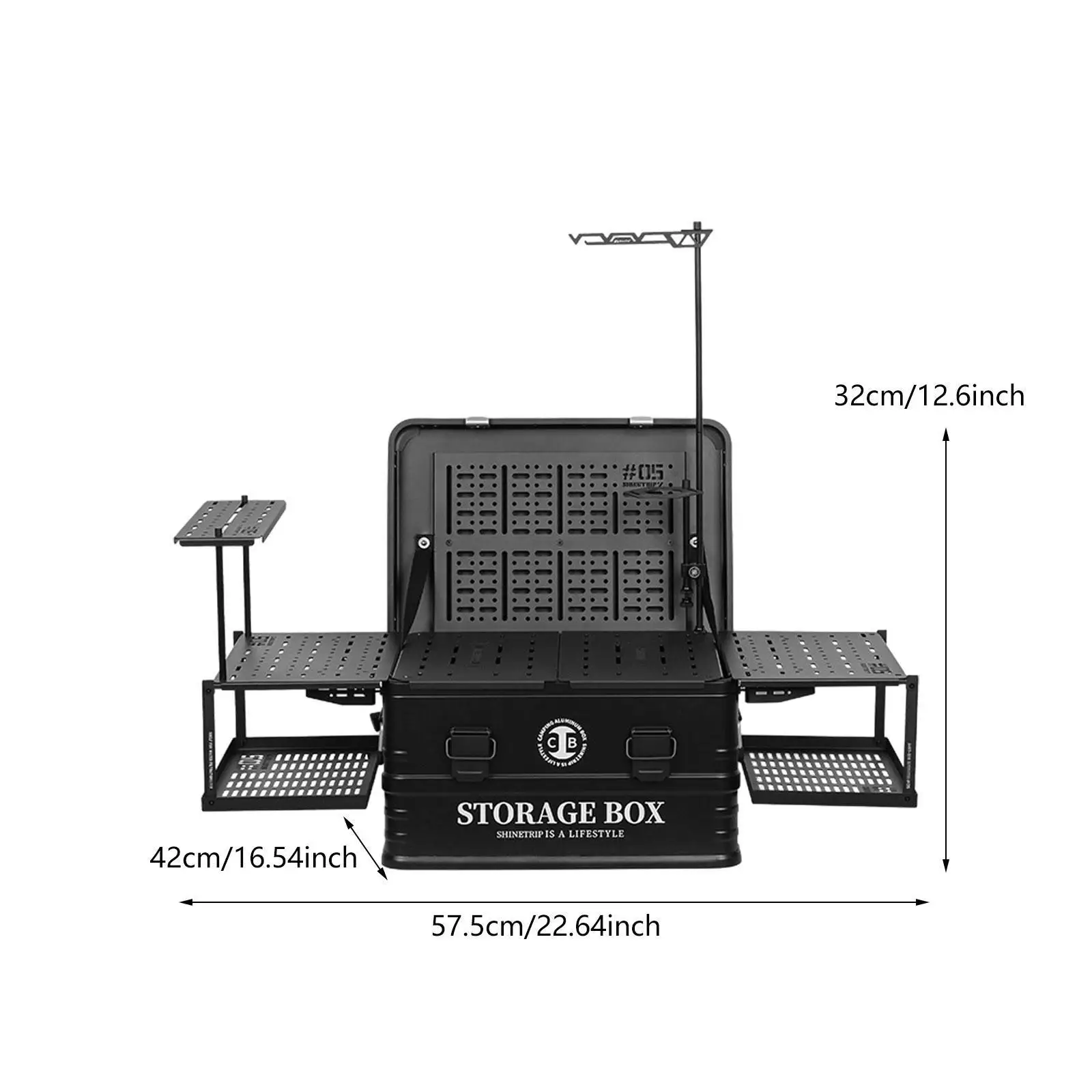 Алюминиевый ящик для кемпинга Igt набор держателей лампы практичные модульные